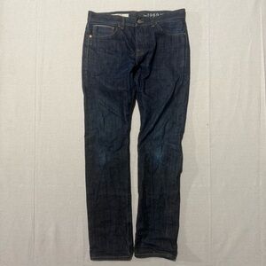 Gap 1969 Japanese Selvedge Denim Jeans Worn In Size 32x32 Slim Fit